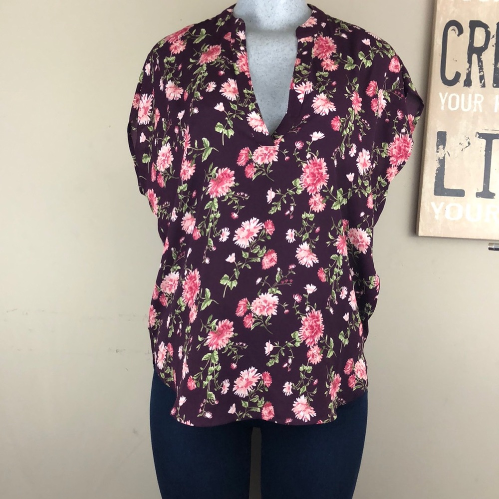 Forever 21 Floral Print Blouse